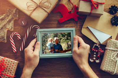 Photo frames are perfect Christmas and holiday gifts.