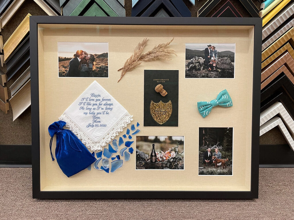custom wedding framing