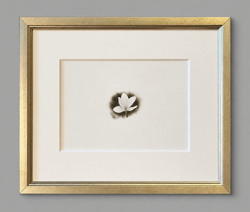 framing small artwork, antique print